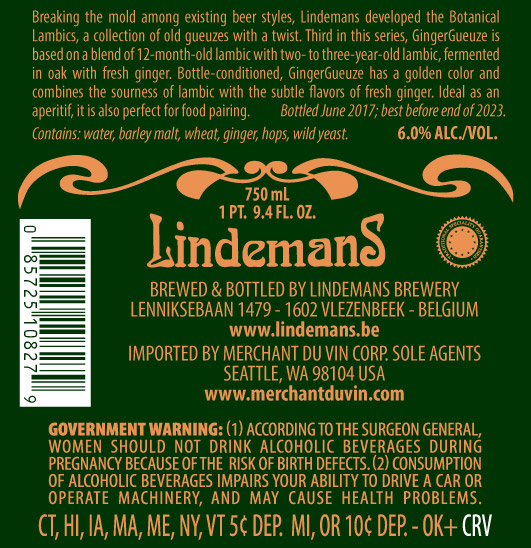 File:Label Lindemans GingerGueuze Rear.jpg