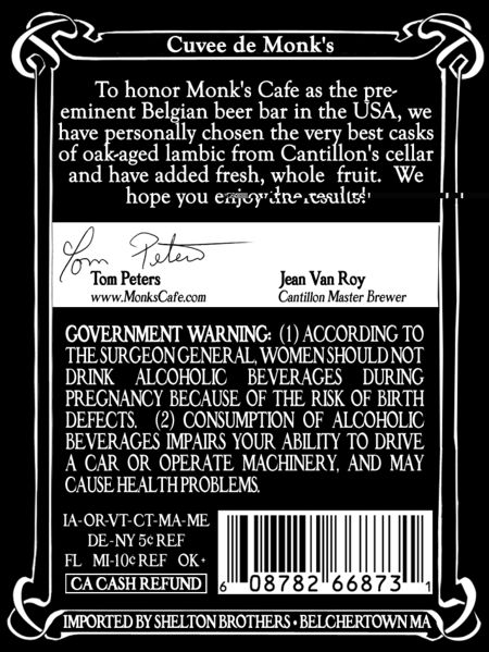 File:Label Cantillon Monks Cuvee Kriek Rear.jpeg