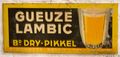 Dry Pikkel Gueuze Lambic sign #2.