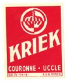 Kriek Couronne label. Source: Ebay