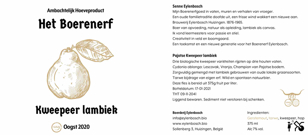 Boerenerf Kweepeerlambiek