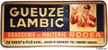 Gueuze Lambic Rodea enamel sign, 1948.