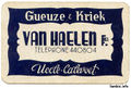Van Haelen Frères playing card #2.