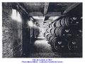 1921 photo of lambic barrels in the brewery cellar. Source: Guy Moerenhout