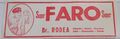 Super Faro paper sign.