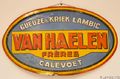 Van Haelen Frères embossed metal sign. Photo: Bill