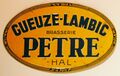 Embossed metal sign. Collection: Den AST, Halle.