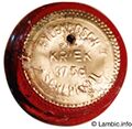 Eylenbosch Kriek Lambic bottle seal, 1970's. Photo: Pieter Bertier.