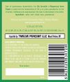 Rear label, U.S., 375 mL