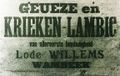 1930's advertising sign. Source: José Willems