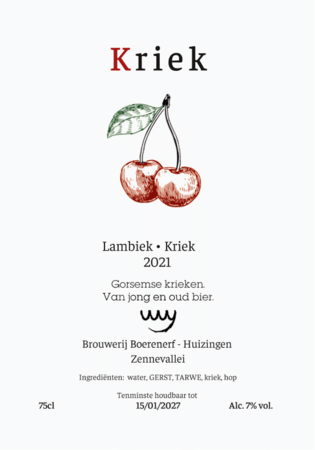 Het Boerenerf Kriek 75cl
