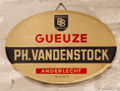 Gueuze Ph. Vandenstock enamel sign. Photo: Bill