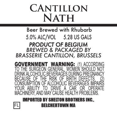 Cantillon Nath, keg