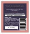 U.S. label, back