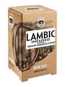 Oud Beersel Lambiek infused with Hibiscus Sabdariffa Flowers
