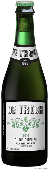De Troch Oude Gueuze bottle.