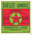 Vandenkerckhoven Gueuze-Lambic label, source: Mistertbman, Ebay