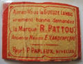Rare matchbox cover. (Source: Ebay)
