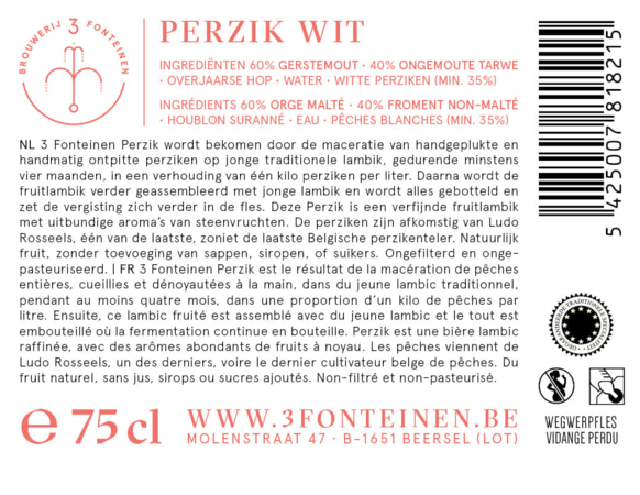 Rear label