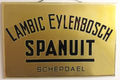 Lambic Spanuit metal sign, 1932, collection: Lukas Pernet