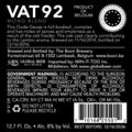 U.S. label, rear
