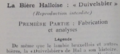Le Petit Journal du Brasseur on Duivelsbier. Source: Dave