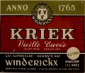 Kriek Vielle Cuvée label. Source: hierstroomthetbier.be
