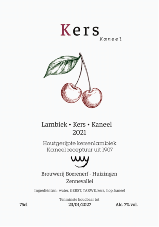 Het Boerenerf Kers 75cl