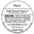 U.S. label, keg