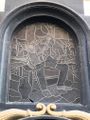 Stained glass window.