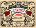 Lindemans Framboise, early U.S. labeling