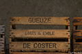 Louis & Emile De Coster stamped wooden crate.