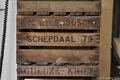 Eylenbosch stamped wooden crate.