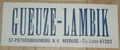 Gueuze-Lambik sign.