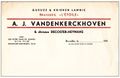 Brewery letterhead, 1950's