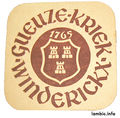Gueuze Kriek Winderickx coaster. Source: Mark Linsner